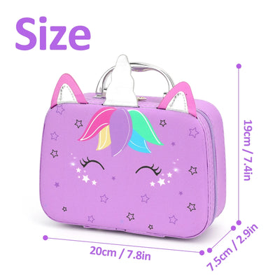 Kids Makeup Kit for Girl Toys, Sendida Kids Washable Makeup Girls Toys with Unicorn Makeup Case for Toddler Children Christmas Birthday Gifts Toys for 3 4 5 6 7 8-12 Year Old Girls