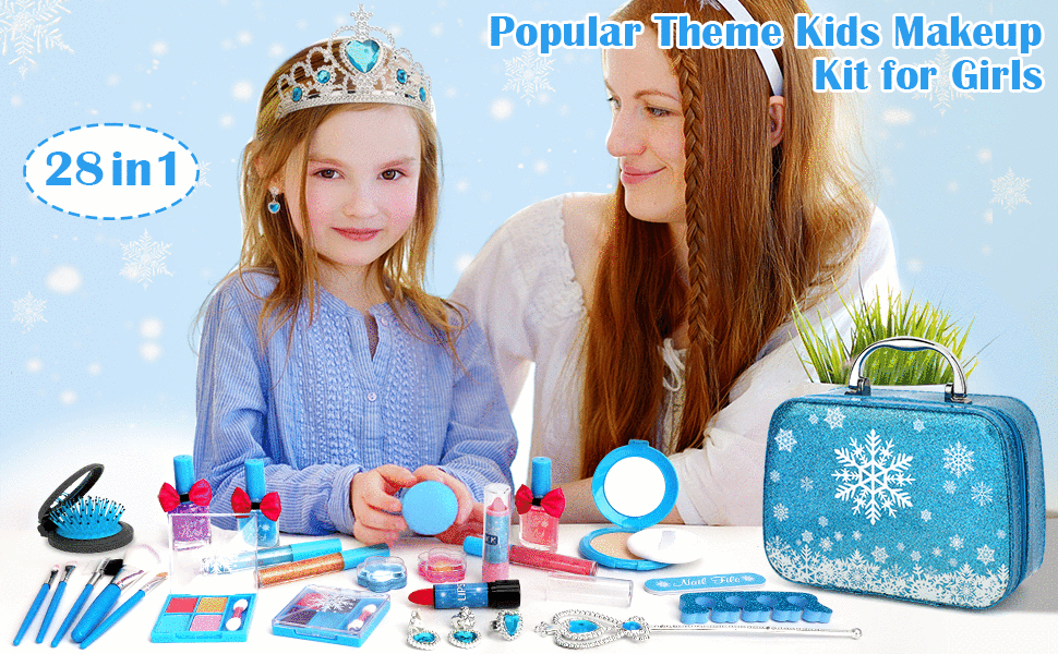 Flybay Kids Makeup Kit For Girl Real