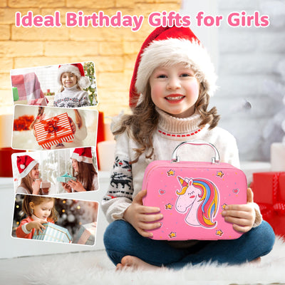 Sendida Kids Makeup Kit Girl Toys, Toys for Girls Washable Makeup Princess Make Up Girl Toys Age 4 5 6 7 8 9 Birthday Gift