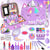 Kids Makeup Kit for Girl Toys, Sendida Kids Washable Makeup Girls Toys with Unicorn Makeup Case for Toddler Children Christmas Birthday Gifts Toys for 3 4 5 6 7 8-12 Year Old Girls