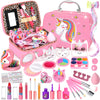 Sendida Kids Makeup Kit Girl Toys, Toys for Girls Washable Makeup Princess Make Up Girl Toys Age 4 5 6 7 8 9 Birthday Gift