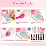 Kids Nail Polish Set for Girls, Sendida Nail Art Kit with Nail Dryer & DIY Nail Stickers, Nail Kit Toys for Girls with Non-Toxic Nail Polish,Age 3-12 Little Girl Gift Toys