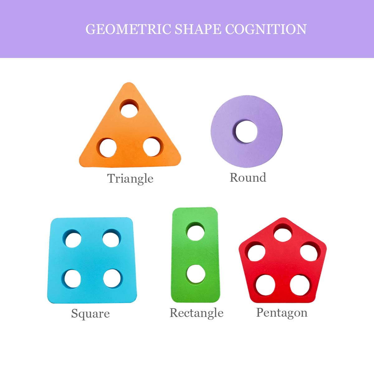 Wood Math Shape Puzzle Fishing Game Puzzles Toys 2 in 1