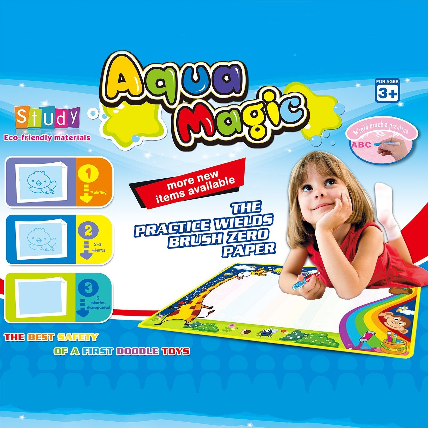 Kids Aquadoodle Drawing Mat Painting Pad