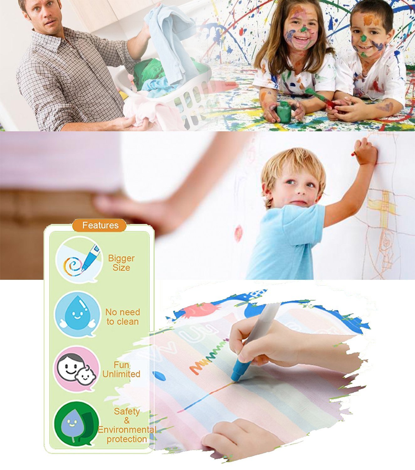 Kids Aquadoodle Drawing Mat Painting Pad